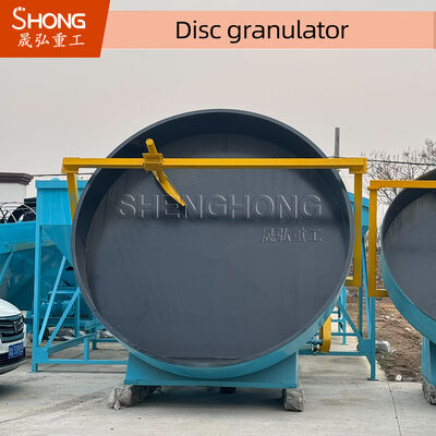 Granulator phân bón hợp chất thép cacbon với góc pha điều chỉnh 35-55 ° và tỷ lệ phân hạt cao 93%