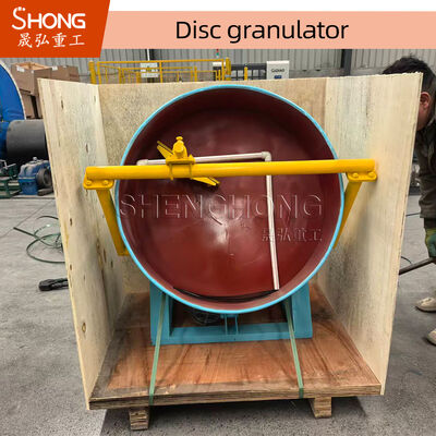 Disc Granulator phân bón hợp chất với 90% hạt đủ điều kiện có các máy cạo không có động lực và có động lực và độ nghiêng đĩa điều chỉnh