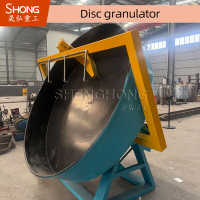 Máy tạo hạt phân bón dạng đĩa có thể điều chỉnh góc đĩa, tốc độ tạo hạt cao và kết cấu bền bỉ cho bột hóa chất