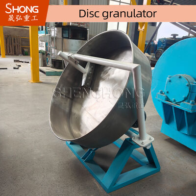 Máy Granulator phân bón loại ướt thép carbon cho 2-6 mm phân bón hữu cơ đĩa Pan Granulator