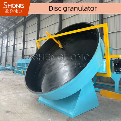 Granulator phân bón hợp chất loại Pan với tỷ lệ phân bón 93% và Xây dựng thép cacbon để không lắp đặt chốt neo