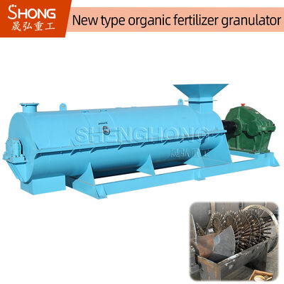 Máy tạo phân bón hữu cơ hình quả bóng Granulator 600V Carbon Steel