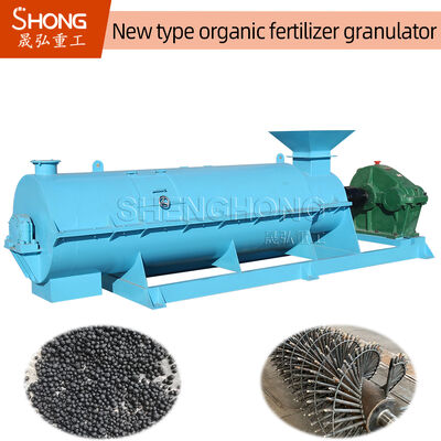 Máy tạo hạt phân bón hữu cơ dạng ướt với độ ẩm thức ăn 20% -40% và tỷ lệ thành phẩm 97%