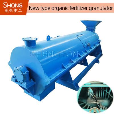 Carbon Steel Organic Fertilizer Granulator với tỷ lệ pelletizing 95% và điện áp 380V để sản xuất phân bón hiệu quả