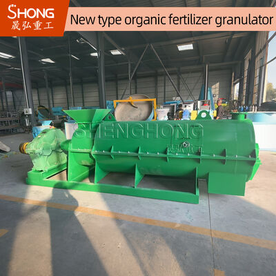Granulator phân bón răng xoay với công suất 1-2t/h và tỷ lệ hình thành > 98% để sản xuất hạt hữu cơ