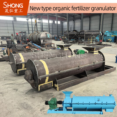 Máy Granulator phân bón hữu cơ bằng thép cacbon với công suất 3-5 tấn/giờ cho 20%-40% ẩm phân bón rơm