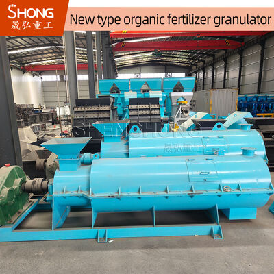 Máy tạo hạt phân hữu cơ với độ ẩm thức ăn 20%-40%, vật liệu thép carbon và điện áp 380V để sản xuất phân bón hiệu quả