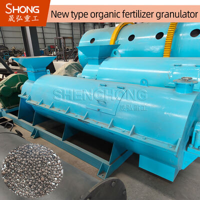Granulator phân bón hữu cơ với tốc độ xoay 312 R / m cho hạt 1-7mm và xây dựng thép carbon