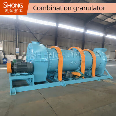 Máy tạo hạt phân bón hữu cơ loại mới với trống quay cho tốc độ tạo hạt cao (90%) và hạt hình cầu không cần chất kết dính