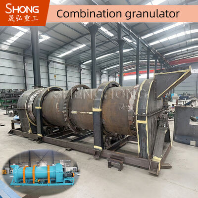 SHENGHONG Granulator phân bón hữu cơ cho vật liệu ẩm 20-40%
