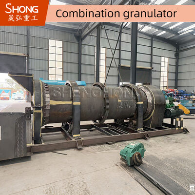 Máy Granulator phân bón hữu cơ bằng thép cacbon 8T / H cho chất thải động vật