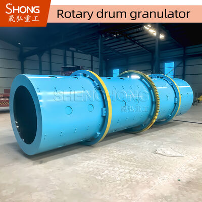Khả năng thích nghi rộng Granulator trống quay có tỷ lệ phân hạt cao với tiêu thụ năng lượng thấp