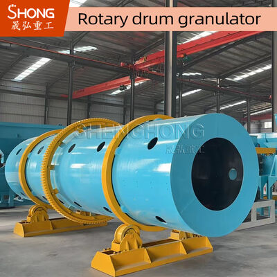 Carbon Steel Rotary Drum Granulator với 5-8 T / H Capacity và hướng dẫn cài đặt kỹ sư cho phân bón Granulation