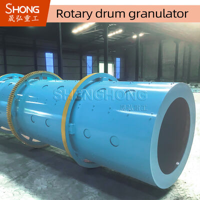 Carbon Steel Rotary Drum Granulator với công suất 8t / h và tốc độ 11,5r / min cho phân bón NPK hữu cơ