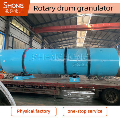 415V Rotary Drum Granulator cho sản xuất phân bón hợp chất DAP với tốc độ 11,5r/min và công suất 8t/h