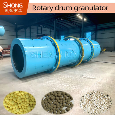 Máy Granulator trống quay cho phân bón hợp chất với công suất 8-10 tấn mỗi giờ và sản lượng hình quả bóng