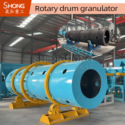 Thép không gỉ Lining hợp chất phân bón Granulator với 8t / h Capacity và 11.5r / min tốc độ