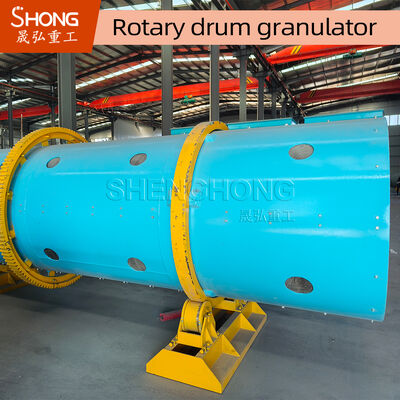 Máy tạo hạt trống quay bằng thép carbon để tạo hạt phân bón với công suất 5-10 tấn/giờ và chống ăn mòn