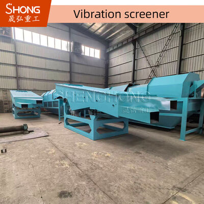 Thiết bị sàng lọc rung bằng thép không gỉ 304 có thể tùy chỉnh để xử lý chất thải động vật 1-10 tấn mỗi giờ