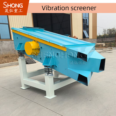 Thiết bị sàng rung thép carbon với kích thước hạt 2-10mm và công suất 1-10 tấn/giờ cho sản xuất phân hữu cơ
