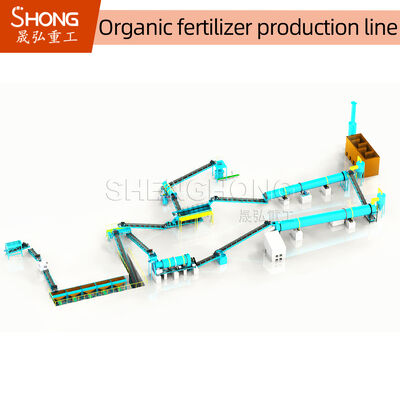 10t/h phân gia súc gia cầm phân bón hữu cơ Granulator với tốc độ nhồi cao và không cần chất kết dính