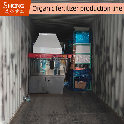 Đường dây sản xuất phân bón hữu cơ năng suất cao với tiêu thụ năng lượng thấp và công nghệ phân hạt lên men