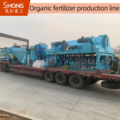 Đường dây sản xuất phân bón hữu cơ với sản lượng từ 1 đến 20 nghìn tấn mỗi năm với độ ẩm dưới 10% và điện áp 380V