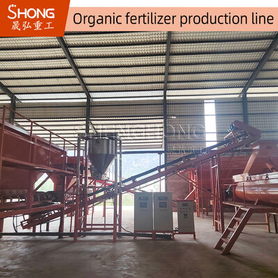 Dòng sản xuất phân bón hữu cơ cho phân gia cầm với công suất hàng năm từ 1 đến 20 nghìn tấn và độ ẩm dưới 10%