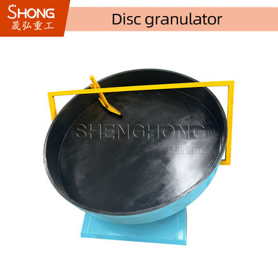 Granulator đĩa phân bón hữu cơ với cấu trúc cung tròn, vật liệu sắt mạnh và góc đĩa điều chỉnh
