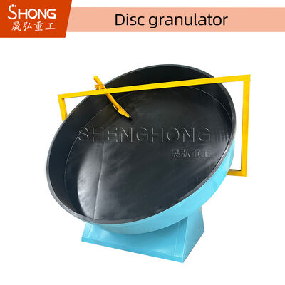 5mm hạt phân bón hữu cơ Disc Pelletizer với tỷ lệ pelletizing 93% cho 20% -40% độ ẩm thức ăn
