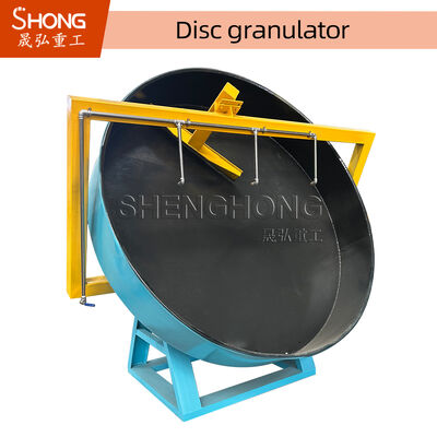 Cây cấu trúc đơn giản Granulator đĩa thép cacbon cho hạt phân bón hình quả bóng