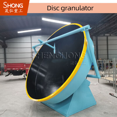 Máy Granulator phân bón loại ướt thép carbon cho 2-6 mm phân bón hữu cơ đĩa Pan Granulator