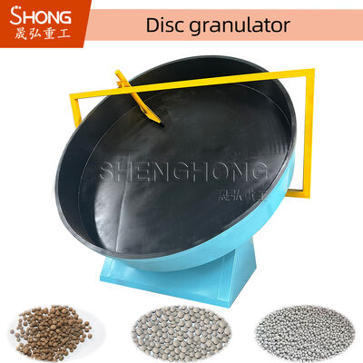 Disc Granulator Pan Granulator cho phân bón hữu cơ với 3-5mm Granules 380V Voltage và > 98% tỷ lệ hình thành
