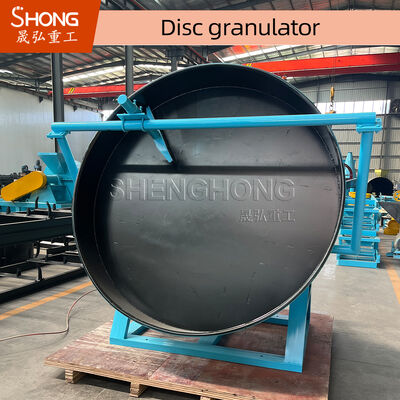 Máy tạo hạt đĩa điều chỉnh độ dốc cho phân bón có tốc độ tạo hạt cao với kết cấu thép carbon