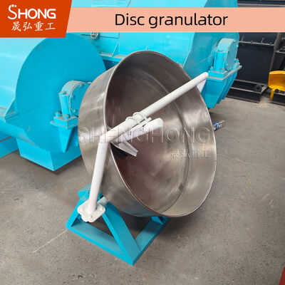 Máy tạo hạt phân bón dạng đĩa có thể điều chỉnh góc đĩa, tốc độ tạo hạt cao và kết cấu bền bỉ cho bột hóa chất