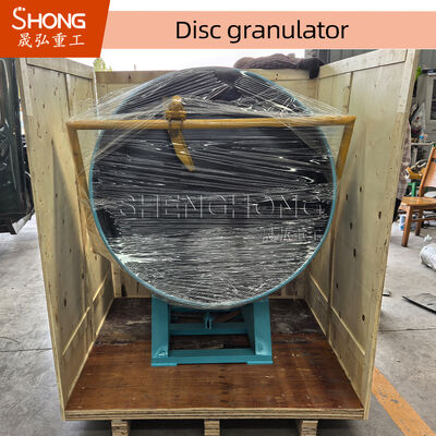 Máy tạo hạt dạng đĩa để sản xuất phân bón hữu cơ dạng hạt có góc đĩa có thể điều chỉnh và bảo hành 1 năm