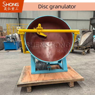 6t/H Capacity Disc Granulator cho hạt hình quả bóng với độ nghiêng đĩa điều chỉnh
