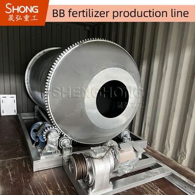 8-15t / H dây chuyền sản xuất phân bón BB hỗn hợp tự động với bảo hành 12 tháng