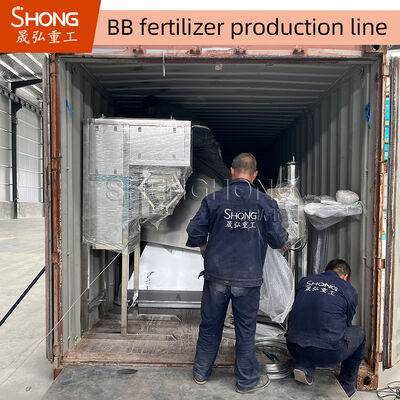 Đường dây sản xuất phân bón BB với công suất 3-8 tấn mỗi giờ, hệ thống điều khiển tự động và tính năng tiết kiệm năng lượng
