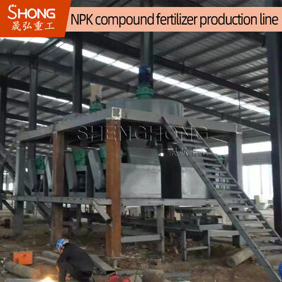 Dòng sản xuất phân bón NPK công suất 5t/h cho chất liệu thô bột hóa học với điện áp 380V