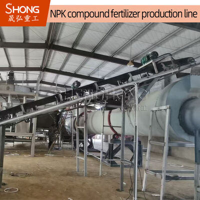 Đường dây sản xuất phân bón NPK quá trình khô với công suất 5-100 T / H cho hạt hình bầu dục