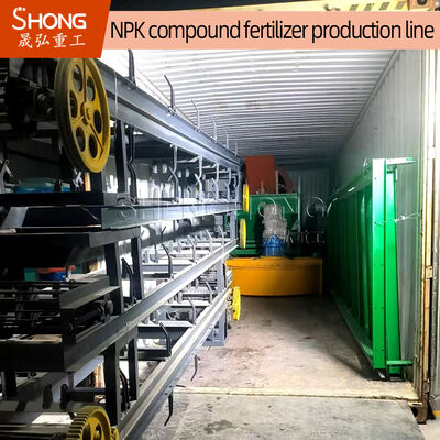 Đường dây sản xuất phân bón NPK với tỷ lệ phân hạt 95%, thiết kế hiệu quả năng lượng 45kWh / tấn và hệ thống điều khiển PLC tự động đầy đủ