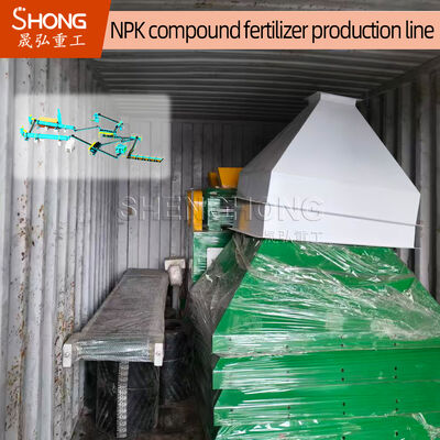 Dây chuyền sản xuất phân bón hữu cơ tự động với tỷ lệ tạo hạt >98% và máy tạo hạt muối kali công suất 1-10t/h