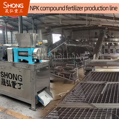 Dây chuyền sản xuất phân bón NPK tùy chỉnh với tổng hàm lượng dinh dưỡng ≥90% và hệ thống điều khiển PLC
