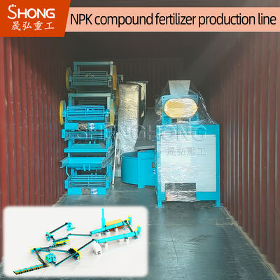 Đường dây sản xuất phân bón NPK với hạt hình bầu dục 1-20 nghìn tấn mỗi năm và hoạt động dễ dàng