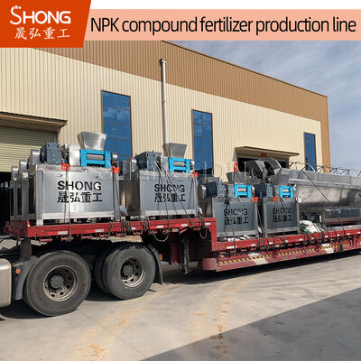 Dây chuyền sản xuất phân bón NPK điện áp nhu cầu dòng 8-10 TON / H SDZ để tạo hạt phân bón hỗn hợp