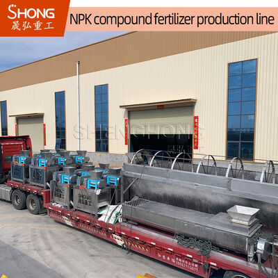 Đường dây sản xuất phân bón NPK với hạt hình bầu dục và công suất hàng năm từ 1 đến 20 nghìn tấn để vận hành dễ dàng