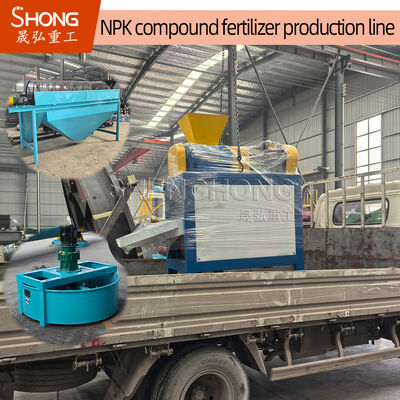 Đường dây sản xuất phân bón hợp chất tùy chỉnh với vật liệu lớp phủ polyme và đường kính hạt 4mm có hệ thống điều khiển PLC