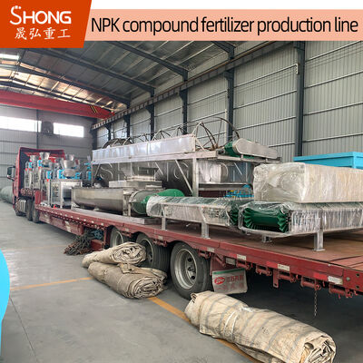 Dòng sản xuất phân bón hỗn hợp 12-15 tấn mỗi giờ không có quá trình sấy khô và phân hạt một bước