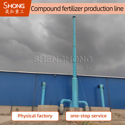 Nhà máy sản xuất phân bón hỗn hợp tiêu chuẩn ISO với dạng hạt dạng quả bóng và công suất 8-10 tấn mỗi giờ được làm bằng thép cacbon